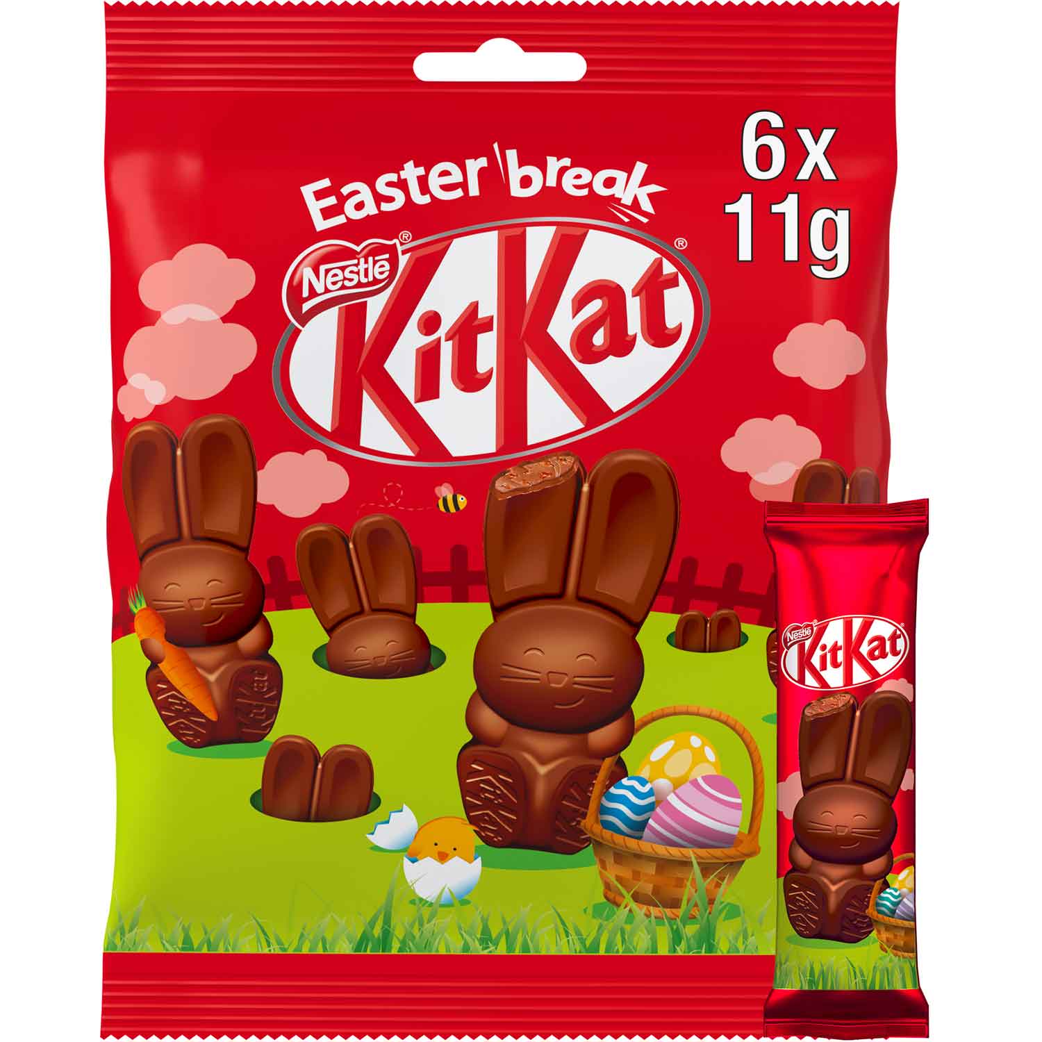 KitKat Mini-Osterhasen 6x11g
