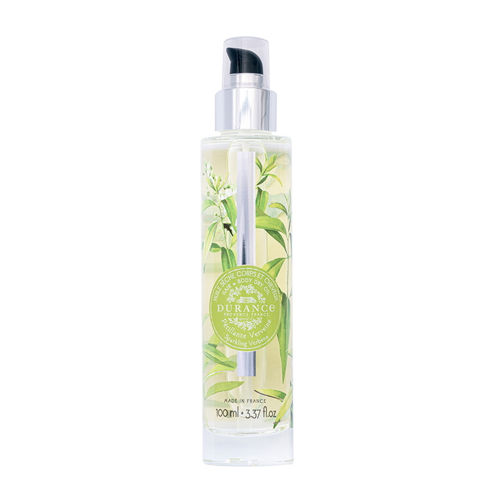 durance Pétillante Verveine Huile sèche corps et cheveux 100 mL