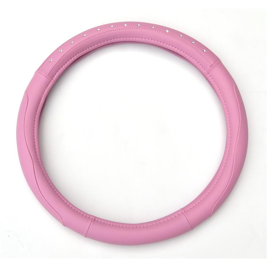 Lenkradhülle Pink mit Strass - ATU