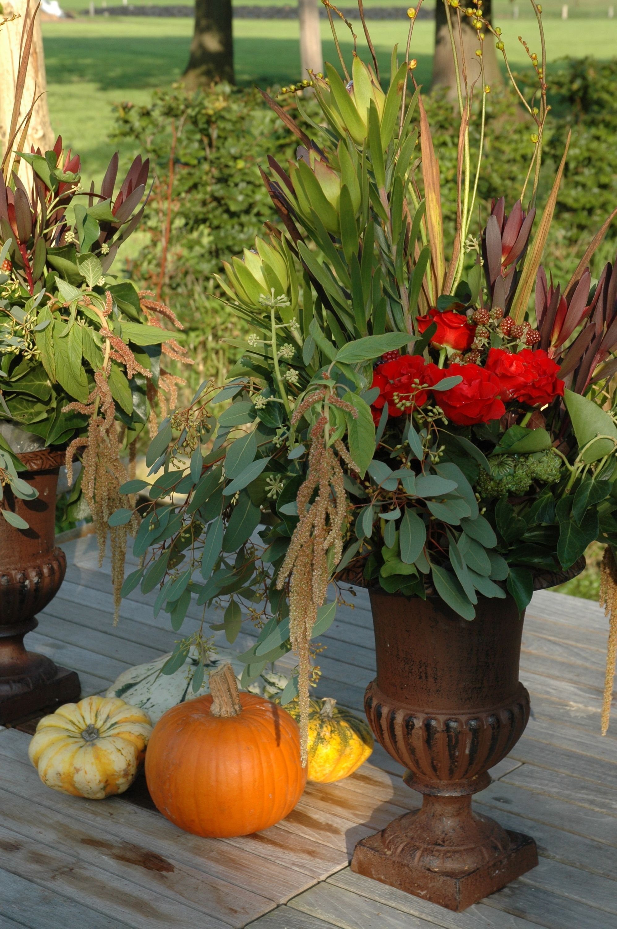 esschert design Übertopf 22 cm Pflanztopf Blumen Garten Landhaus Vase Kübel Pokal