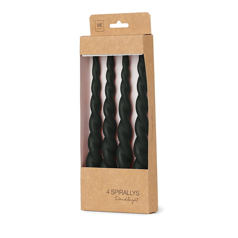 Vie Selected Spirallys 4-pk 24 cm sort
