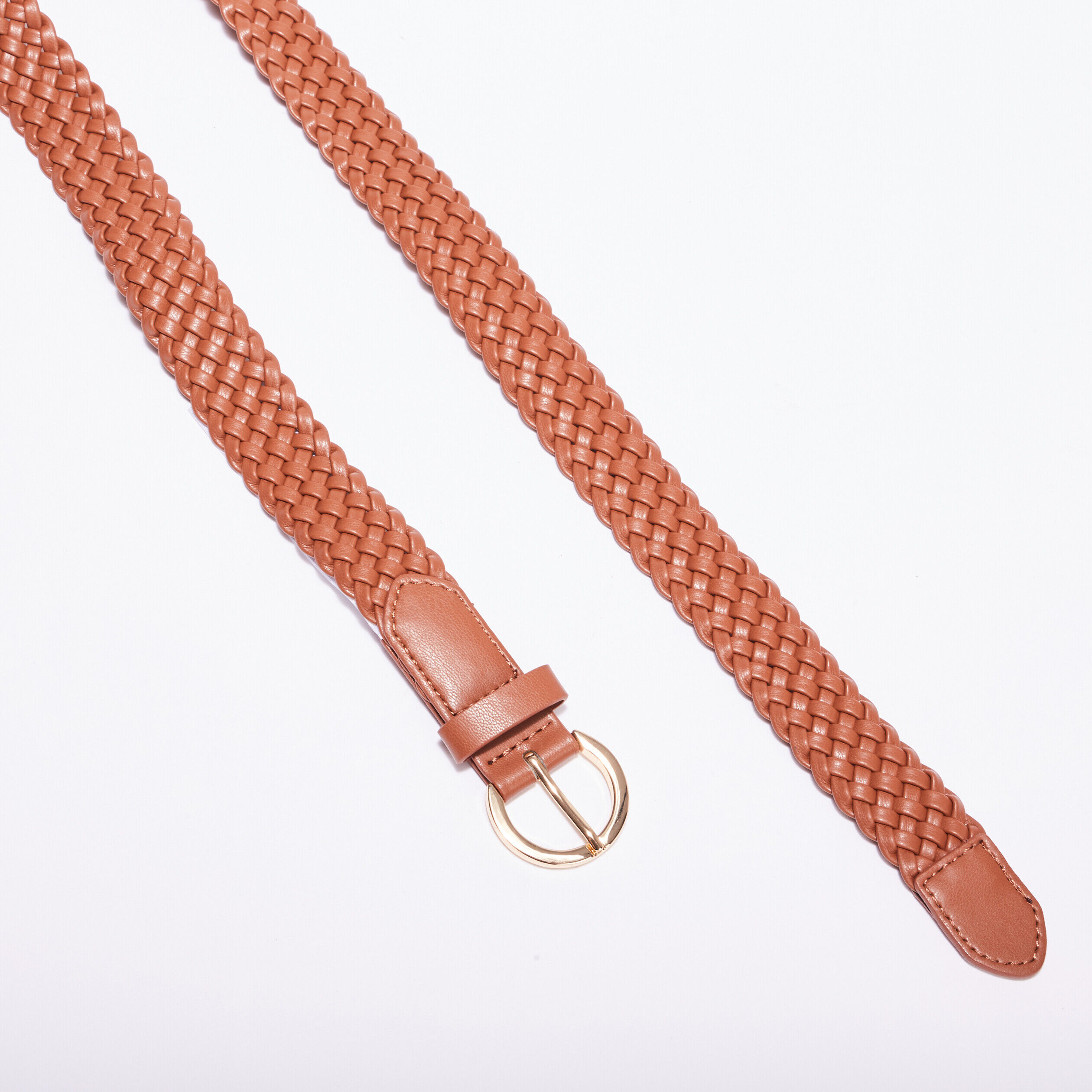 Ceinture tressée camel femme | Cache Cache