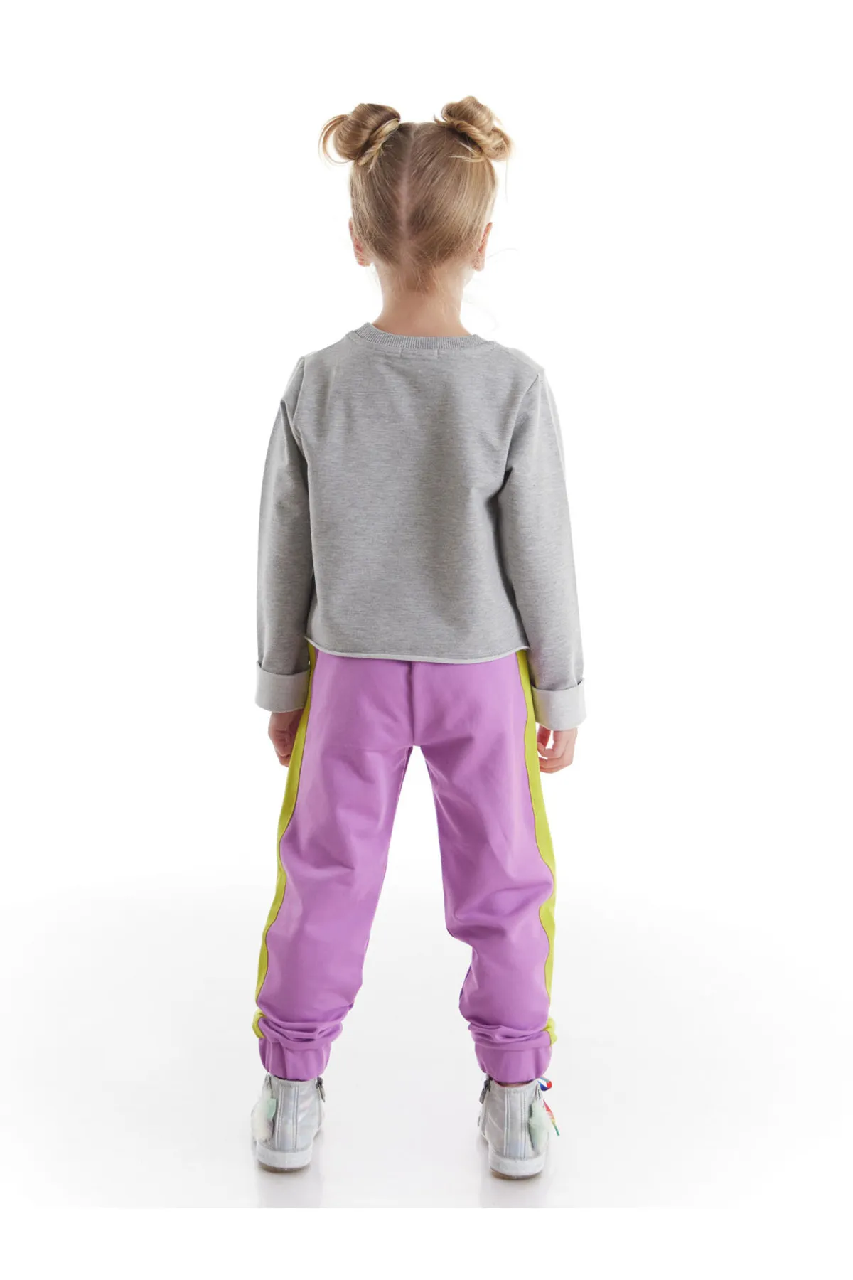 Denokids  Einhorn-Flieder-Trainingsanzug-Set für Mädchen