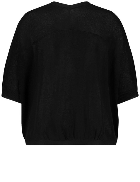 Oversized-Strickjacke mit halbem Arm