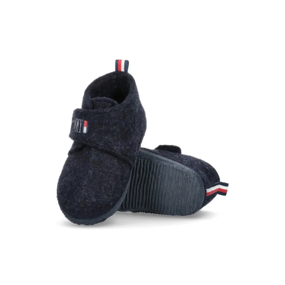 Tommy Hilfiger Slipper Hausschuh T1B1-32553-1506800 / blau