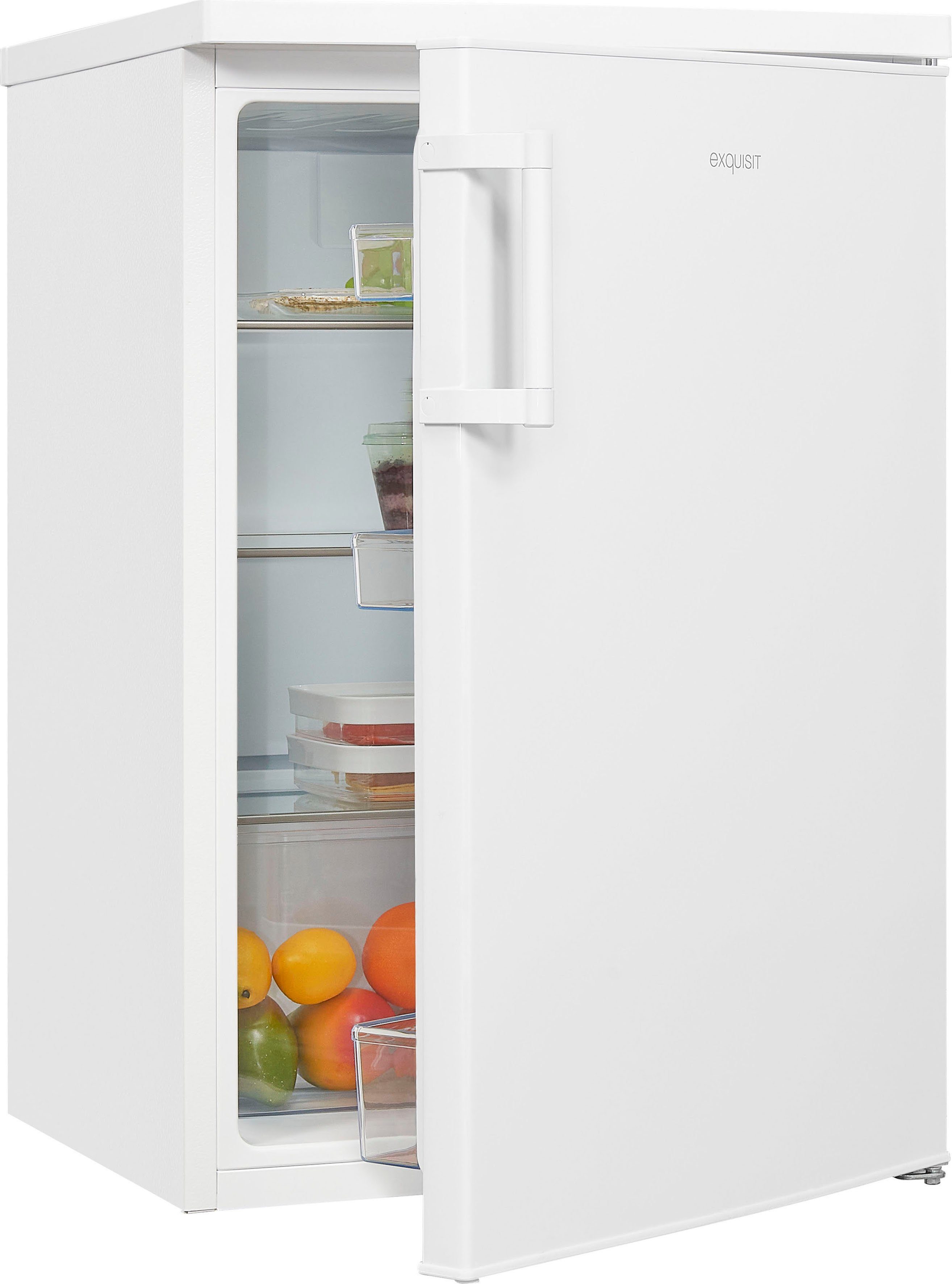 exquisit Vollraumkühlschrank KS16-V-H-010E weiss, 85 cm hoch, 56 cm breit