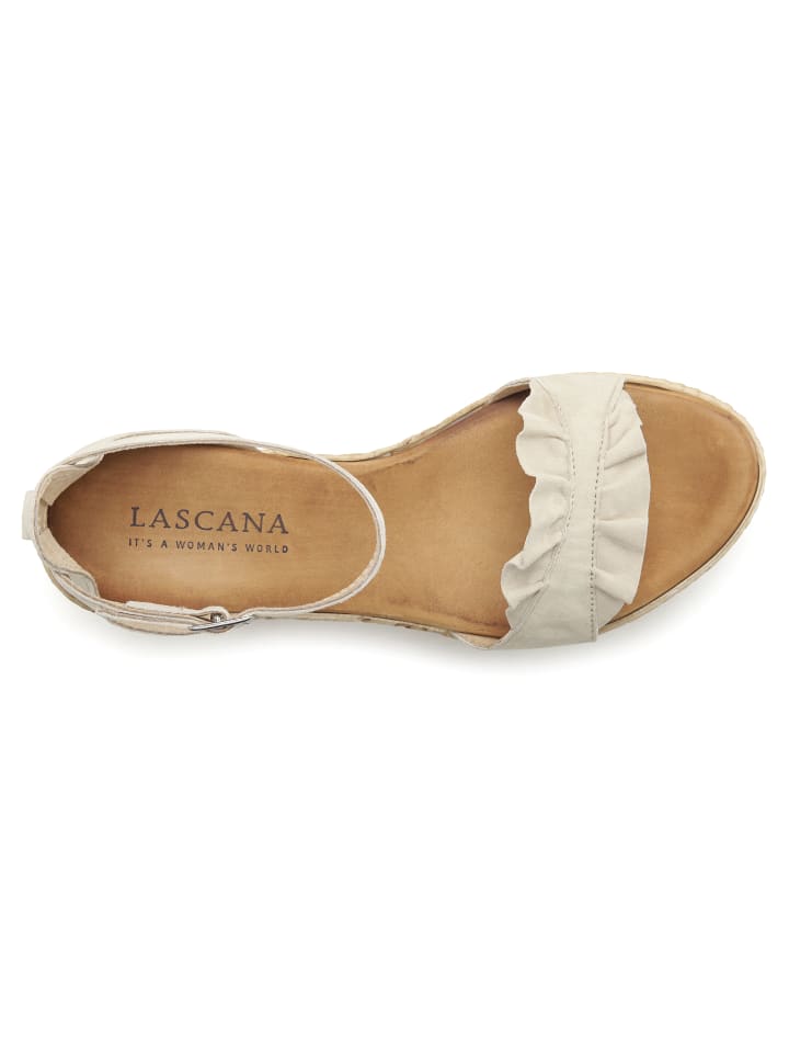 LASCANA Sandalette in beige günstig kaufen