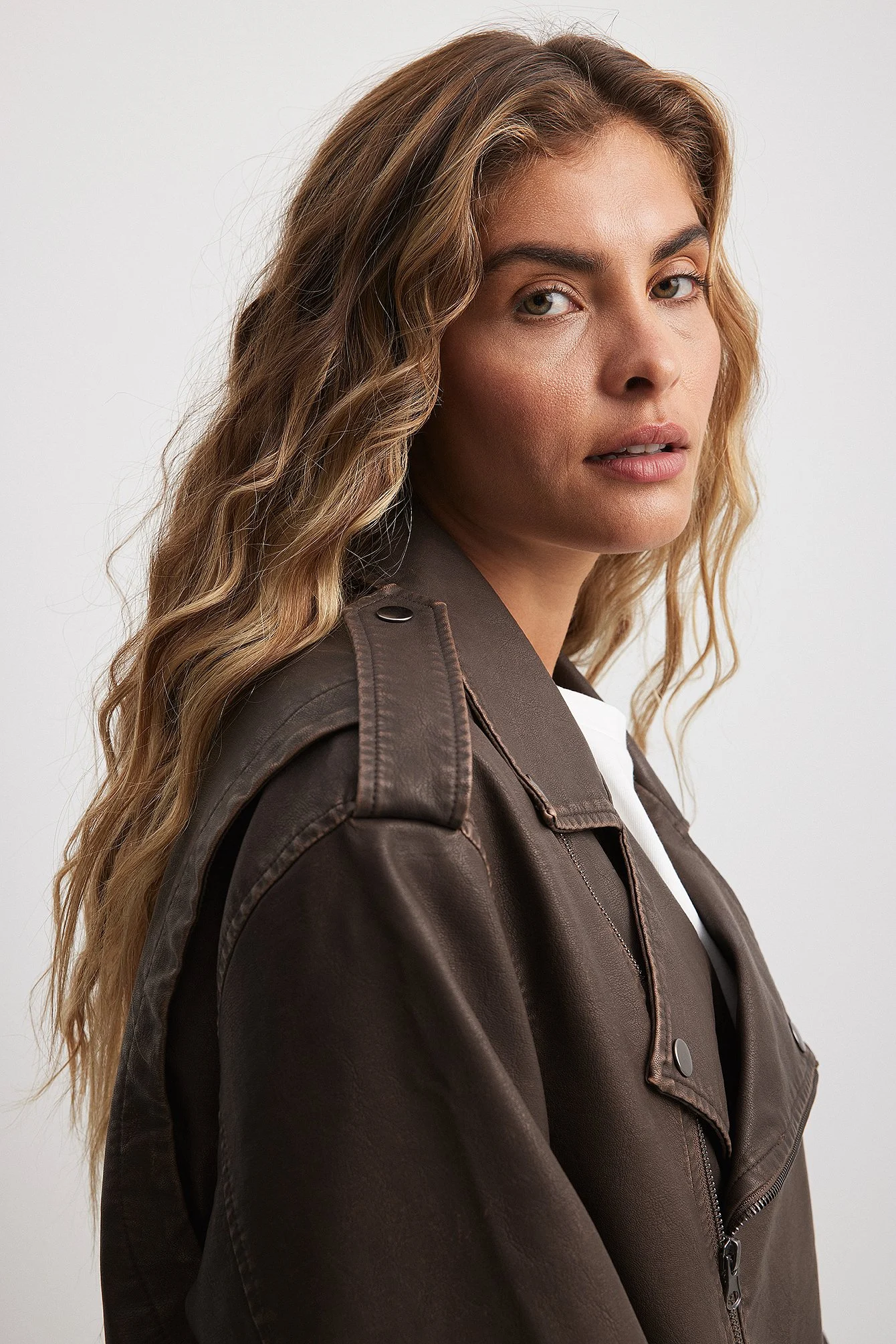 PU Biker Jacke
