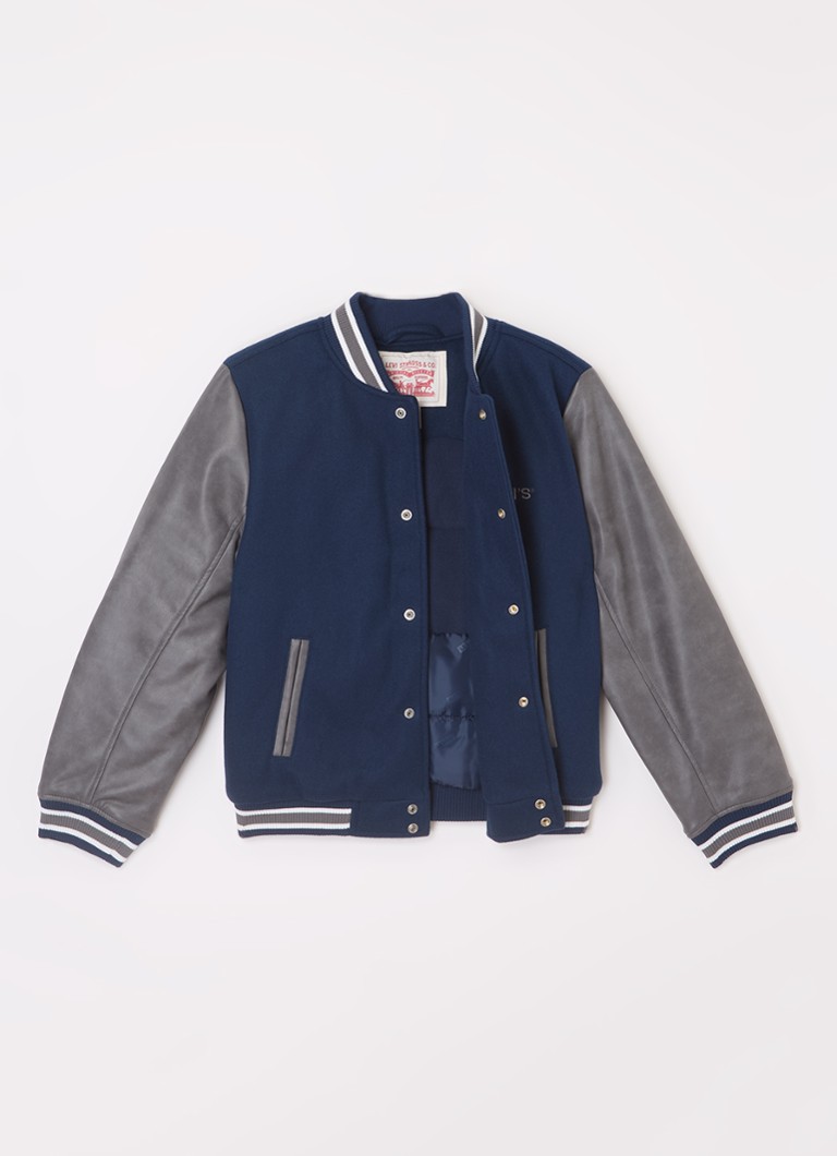 Jachetă de baseball matlasată Levi's cu logo brodat
