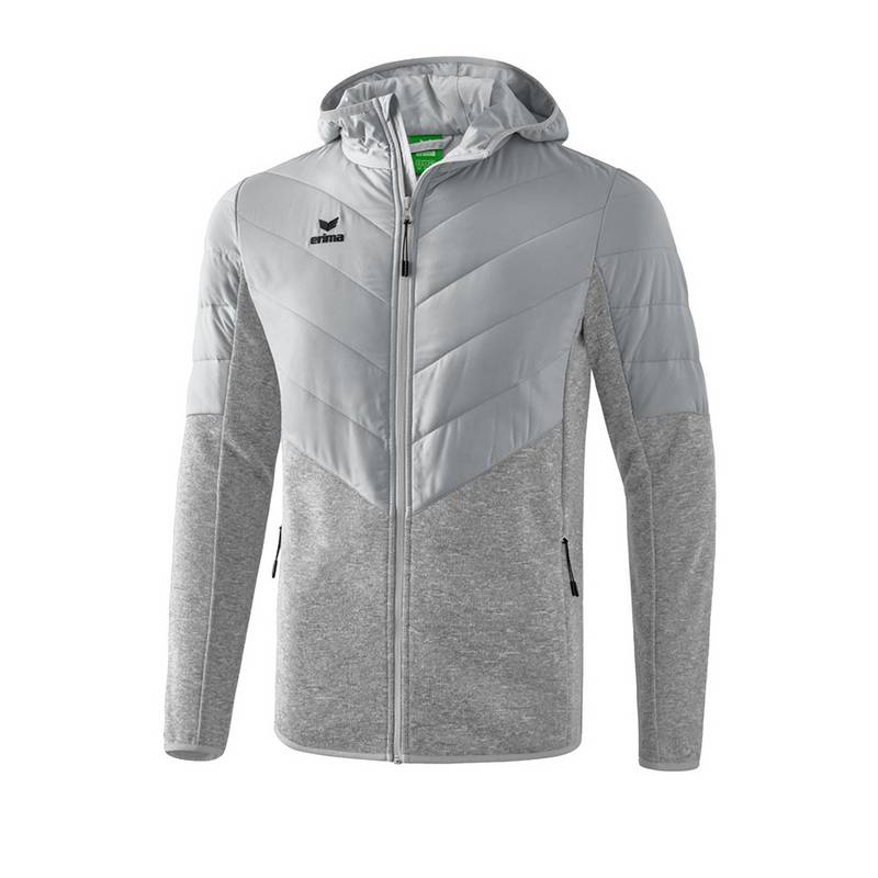 Erima Stepp-/Strickjacke mit Kapuze Trainingsjacke Herren