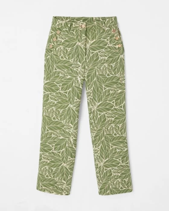 Pantalon 7/8ème maille crêpe stretch