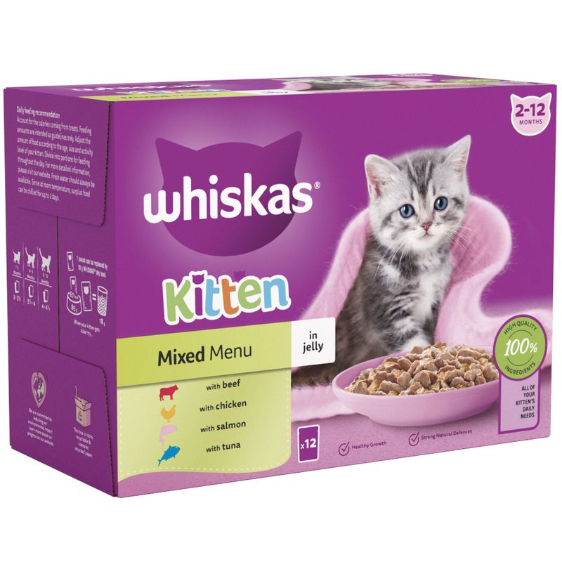 Jumbopack Whiskas Junior Frischebeutel 96 x 85 g