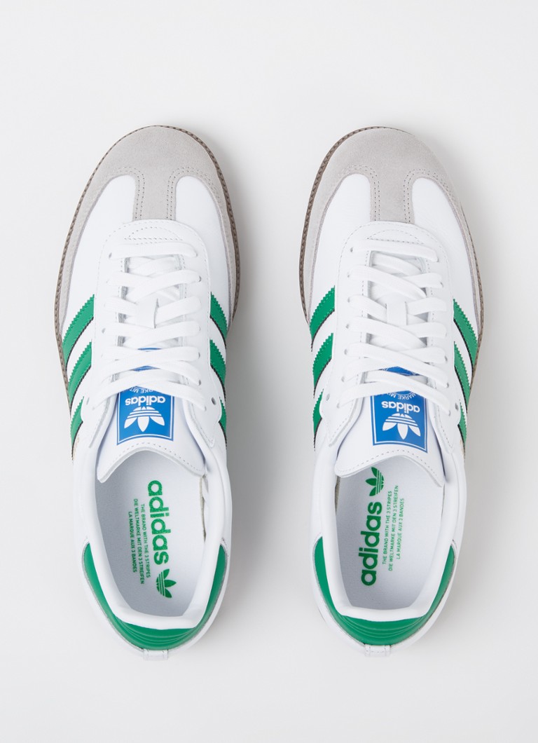 Pantofi sport Adidas Samba OG din piele cu detalii decorative