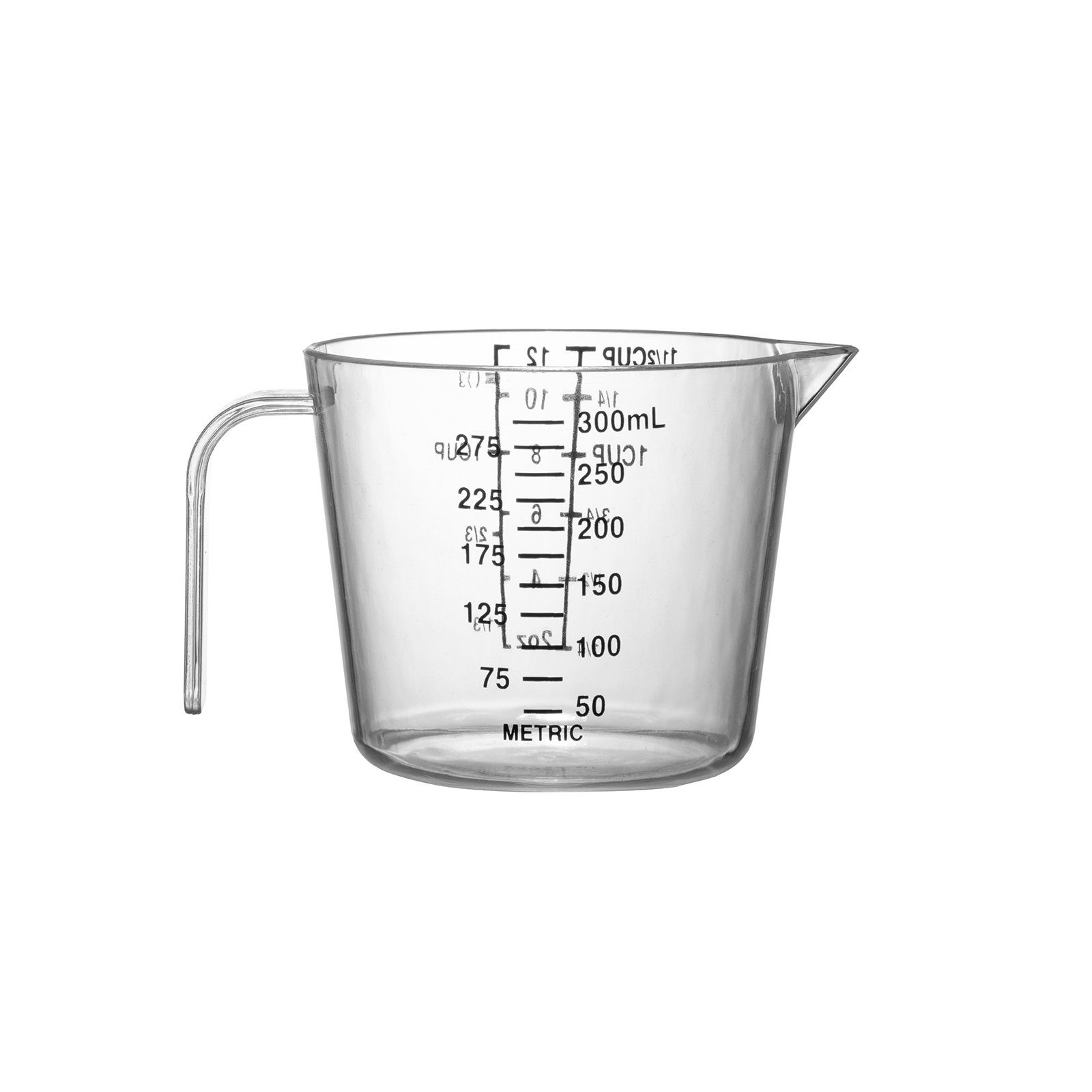 Plentyfy Messbecher Easy Measure 4, Kunststoff, (Set, bestehend aus 4 Meßbechern mit den Füllmengen 120ml, 300ml, 600ml, 1200ml mit den Messskalen Milliliter und Tassen, 4 Messbecher), Füllmengen 120ml, 300ml, 600ml, 1200ml mit den Messskalen
