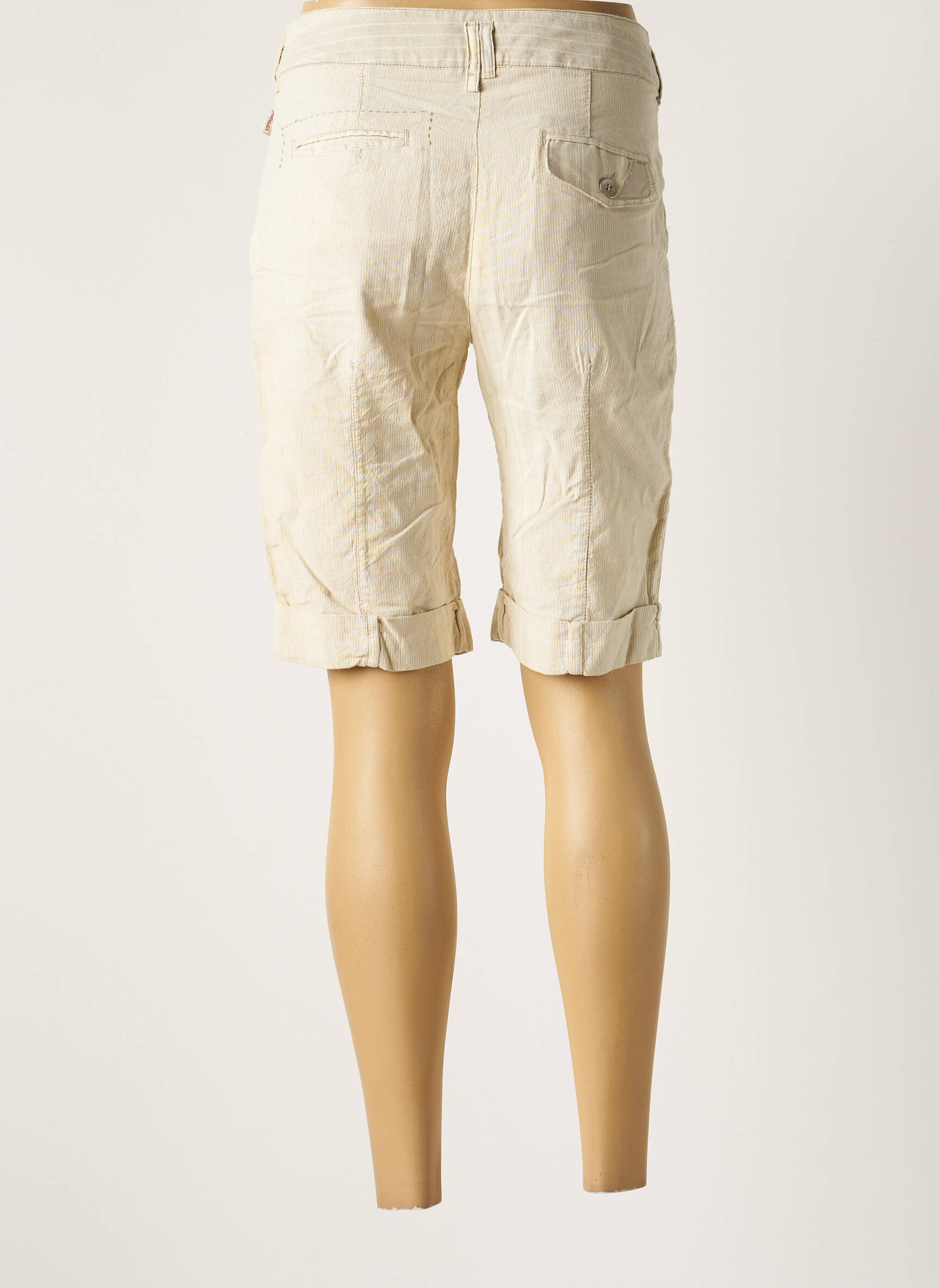 Iconoclast Bermudas Femme couleur beige