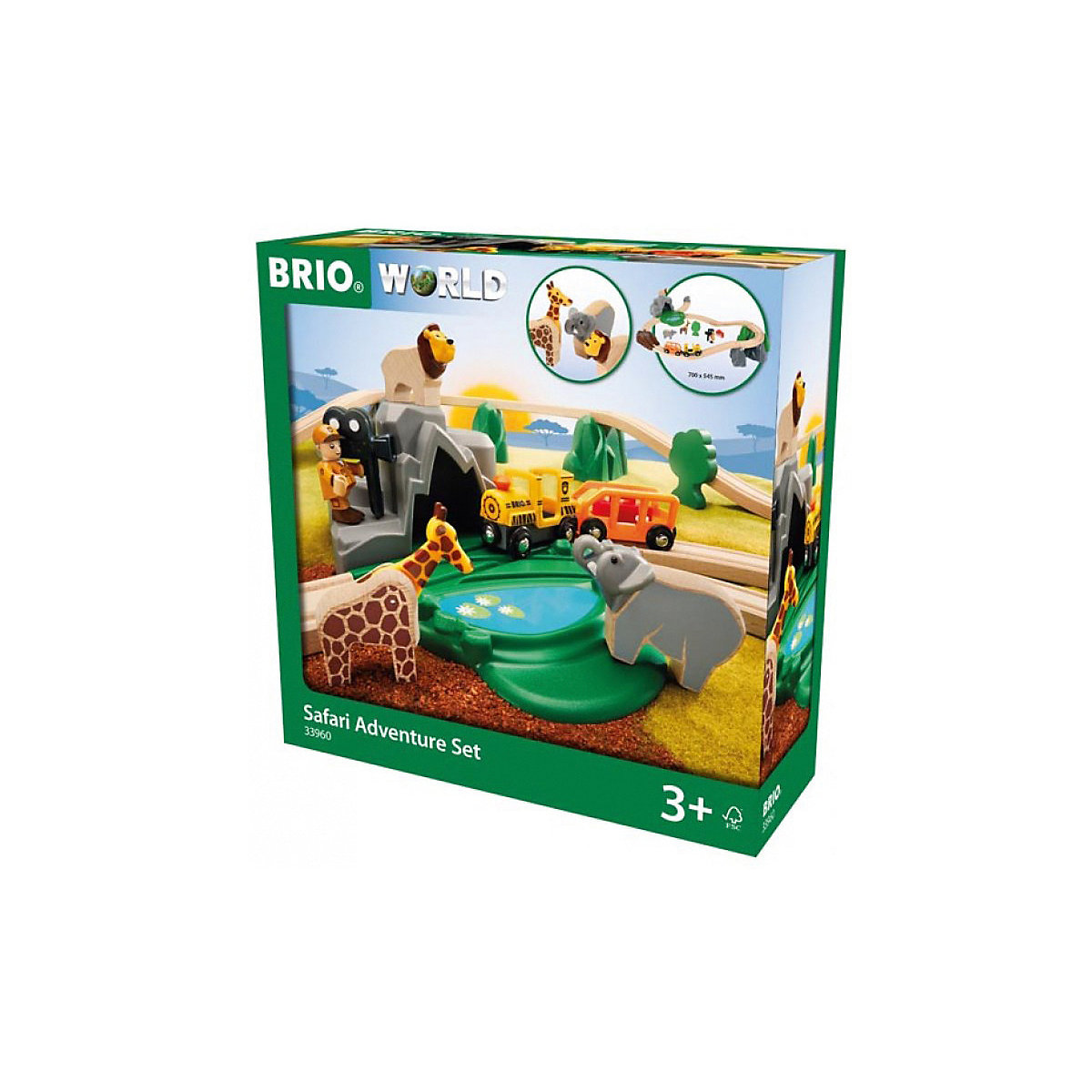 Großes BRIO Bahn Safari Set