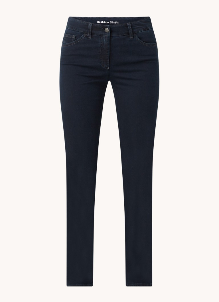 Gerry Weber kavbojke slim fit kroja z raztegljivim vzorcem in srednjim pasom