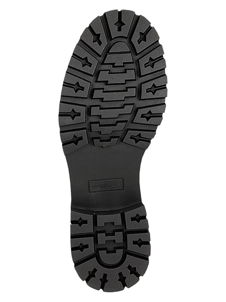 Wojas Leder-Mokassins in Schwarz günstig kaufen