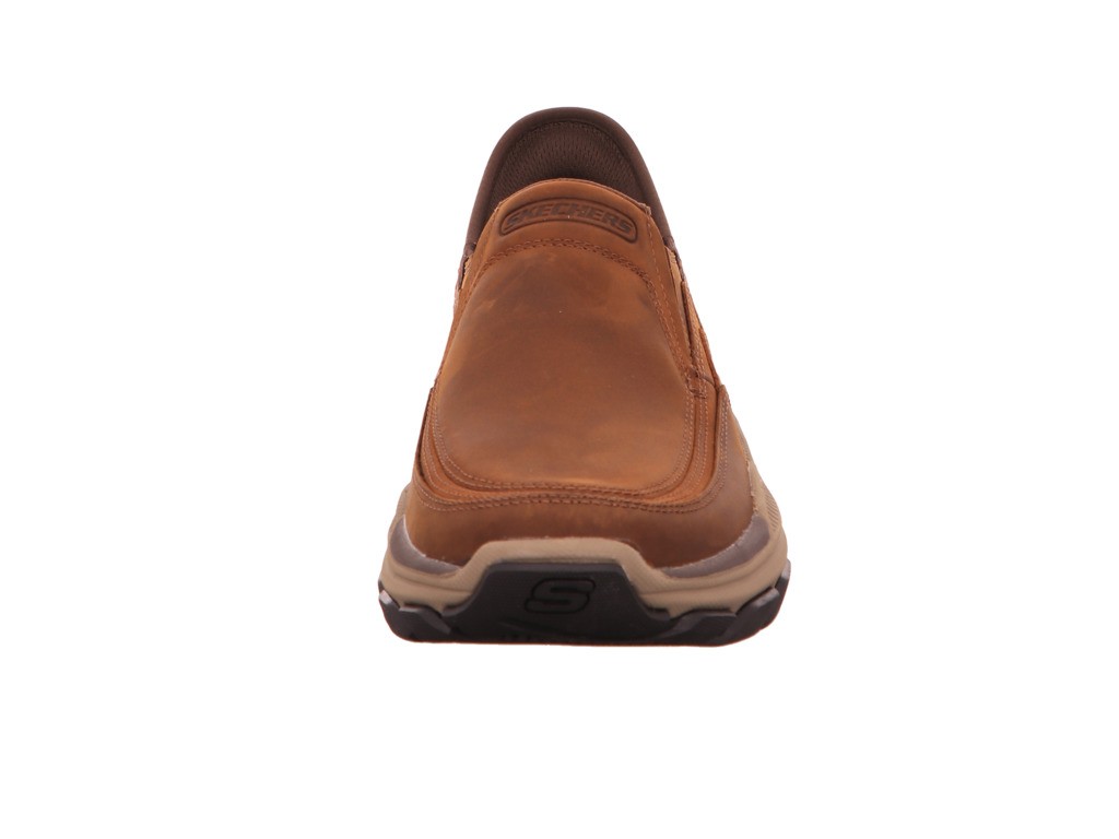 SKECHERS Freizeit Schnürer braun RESPECTED ELGIN
