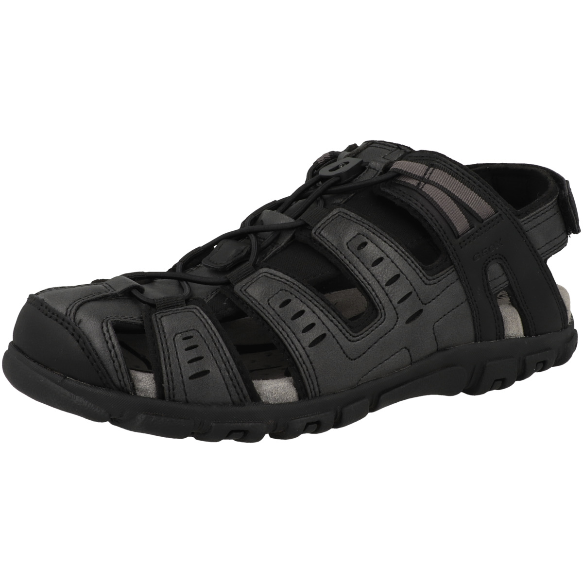 Geox U S.Strada C Sandale schwarz