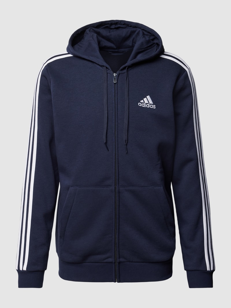 Sweatjacke mit Viskose-Anteil in marineblau