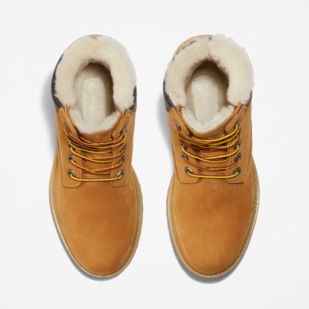 Timberland 6in Premium Shearling Lined WP 6 Inch Boot TB0A19TE2311 / braun