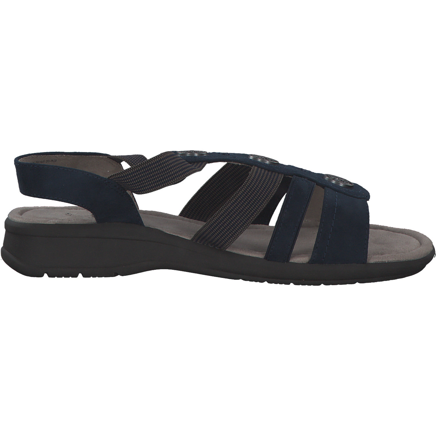Jana Shoes 28165, Keilsandaletten, Damen, navy