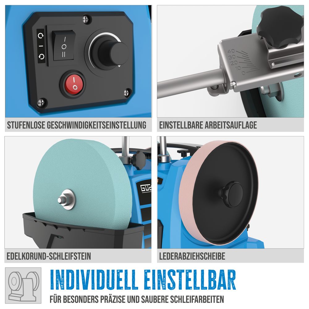 Güde Nassschleifer GNS 250 VS Set
