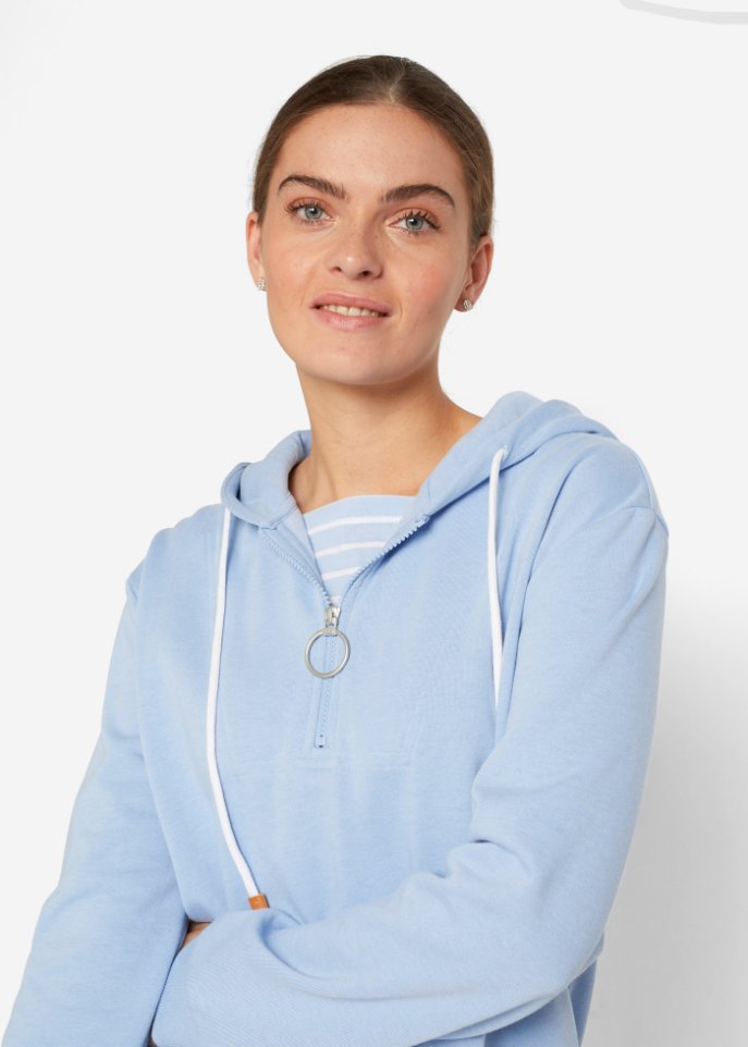 Kapuzensweatshirt, 2 in 1 Optik