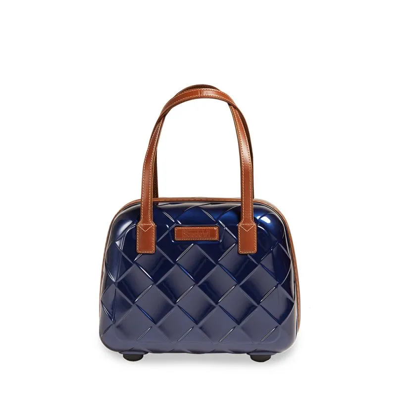 Stratic Leather&More - Hartschalen-Koffer Beautycase (bis 28cm) - blue