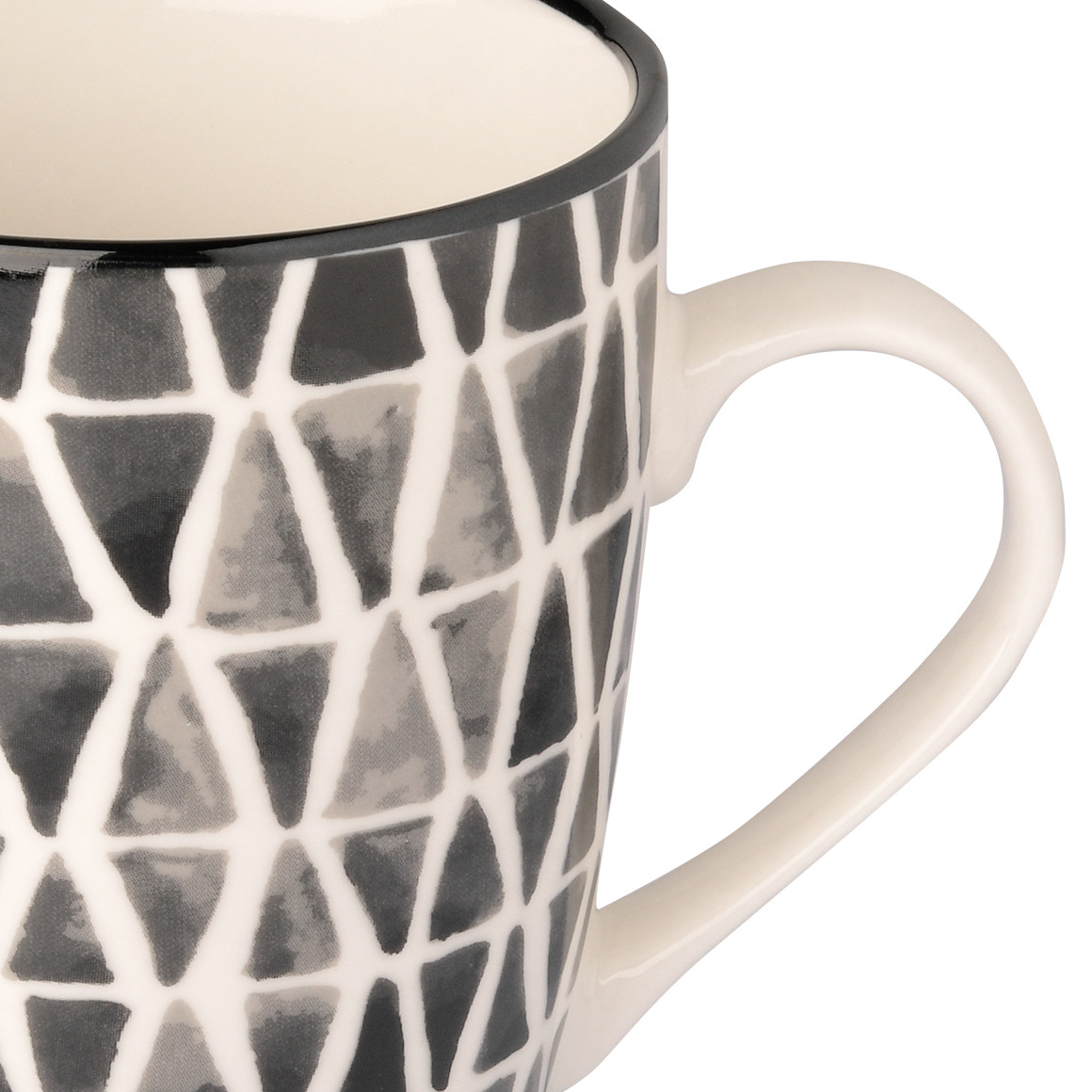 Tasse mit grafischem Muster
