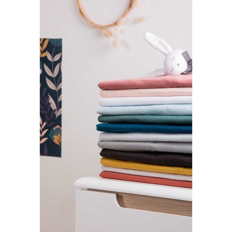 Drap housse Coton Bio jersey- pour lit Bébé