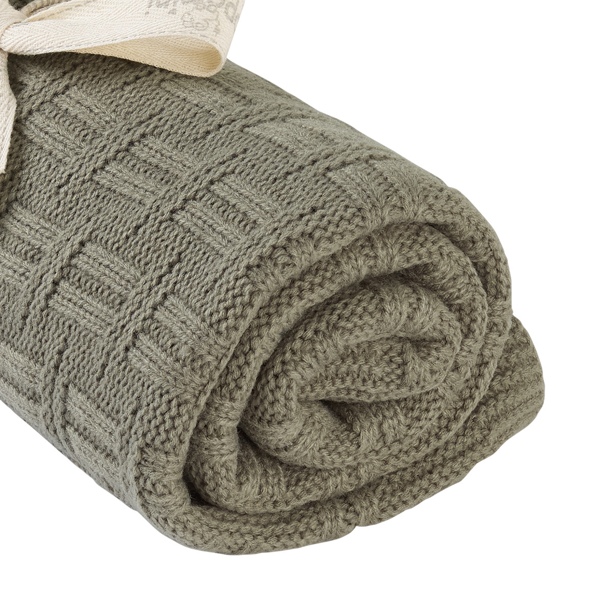 Baby Strickdecke mit Strukturmuster