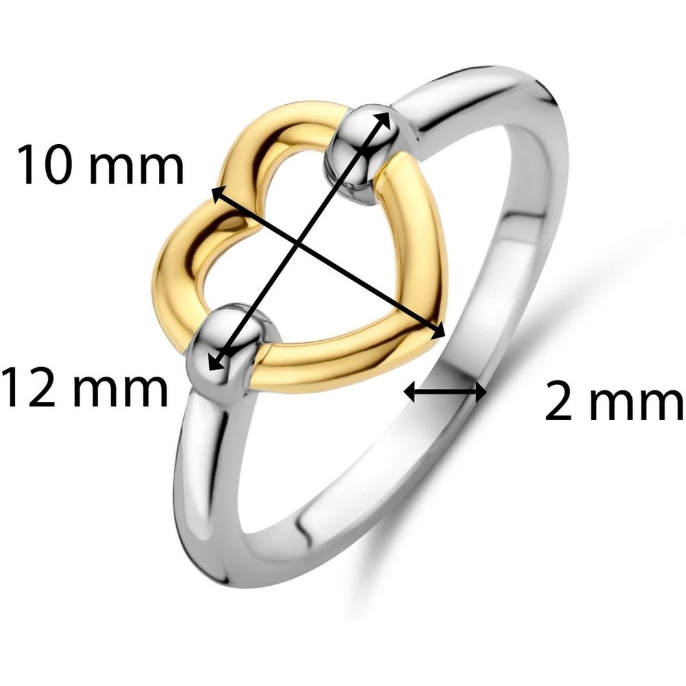 TI SENTO - Milano Bague pour femme 925 Argent bicolore Bague