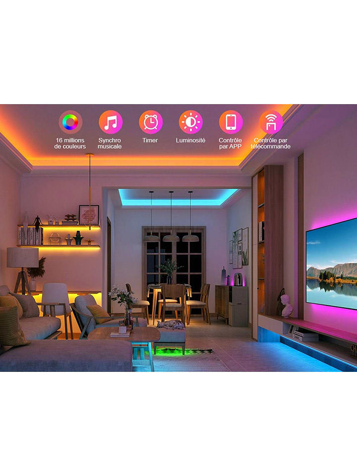 Bolaris LED-Band in Bunt - (L)5 m günstig kaufen onesize