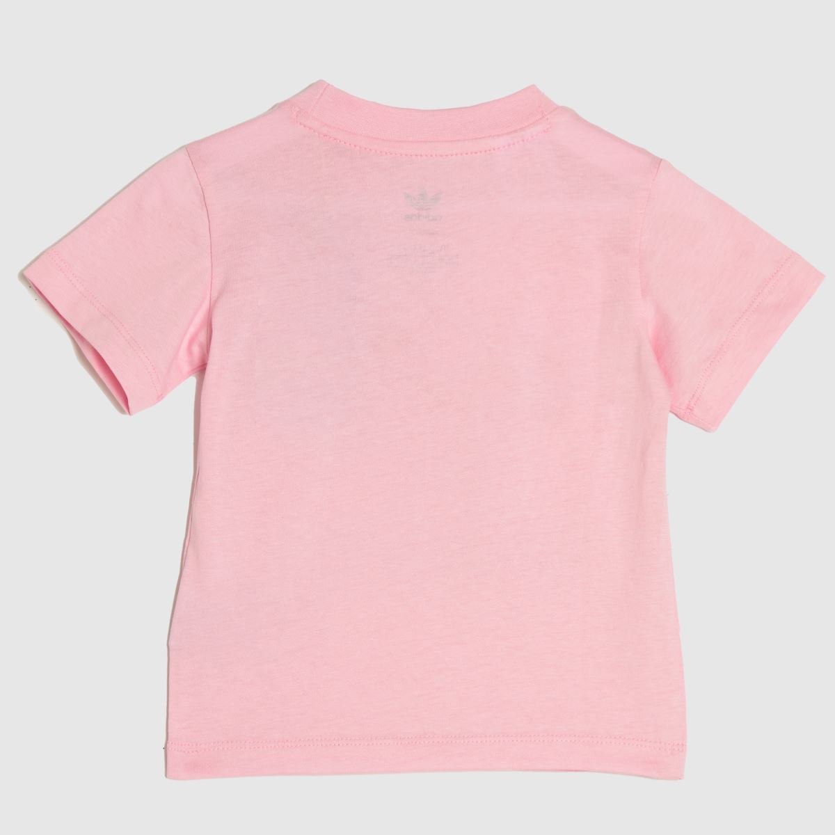 adidas – Rosa t-shirt med trefoil-motiv för barn