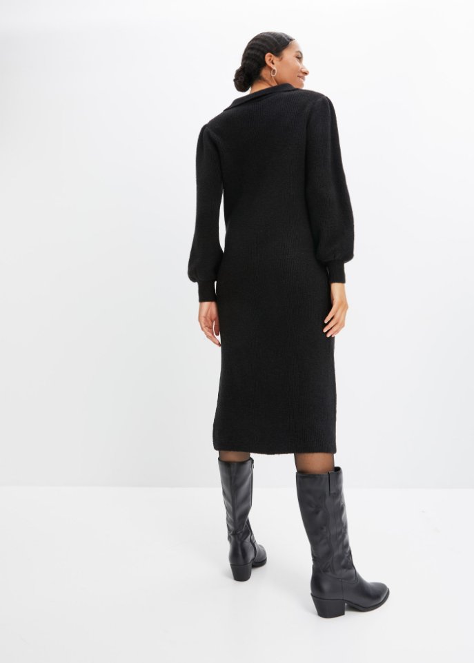 Midi-Strickkleid