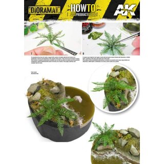 AK Diorama Trockener Farn -  Dry Fern