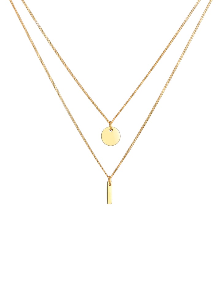 Elli Halskette 925 Sterling Silber Geo in Gold günstig kaufen