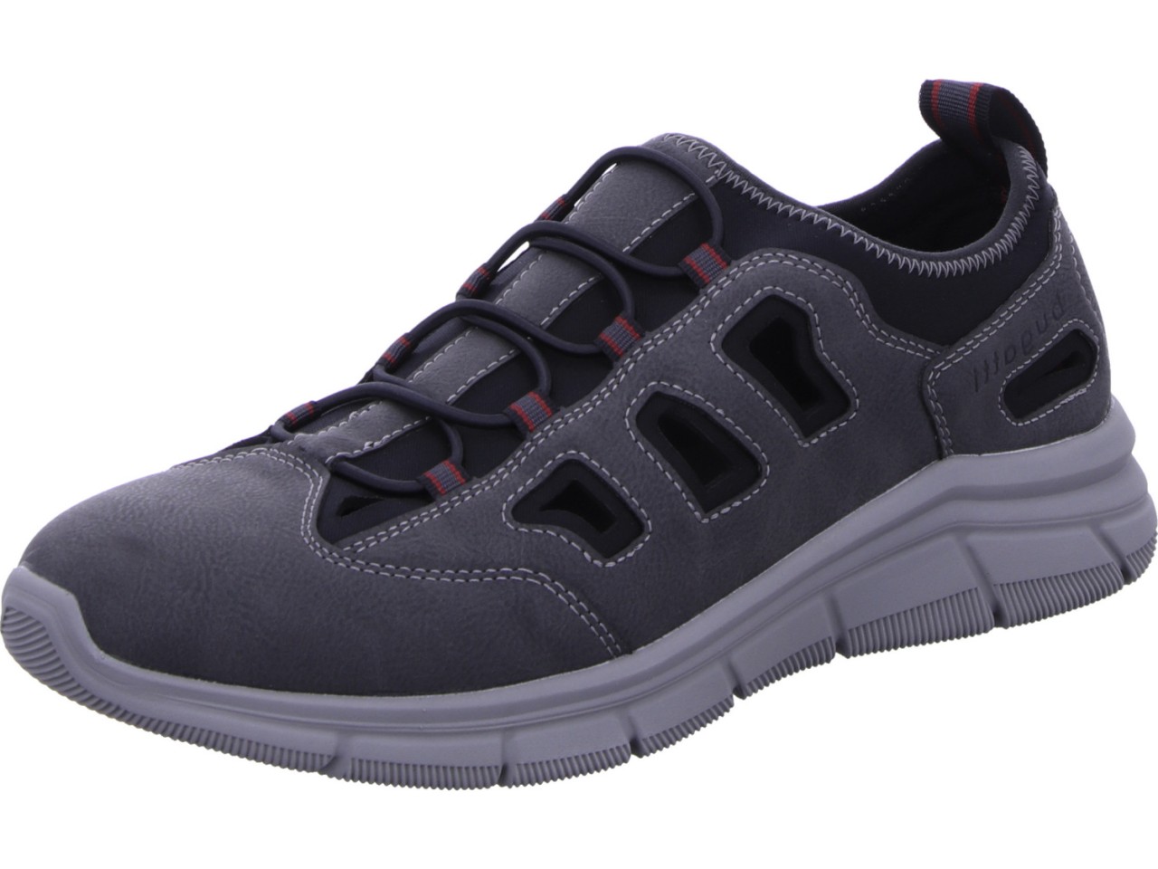 BUGATTI Sportliche Slipper grau Soa