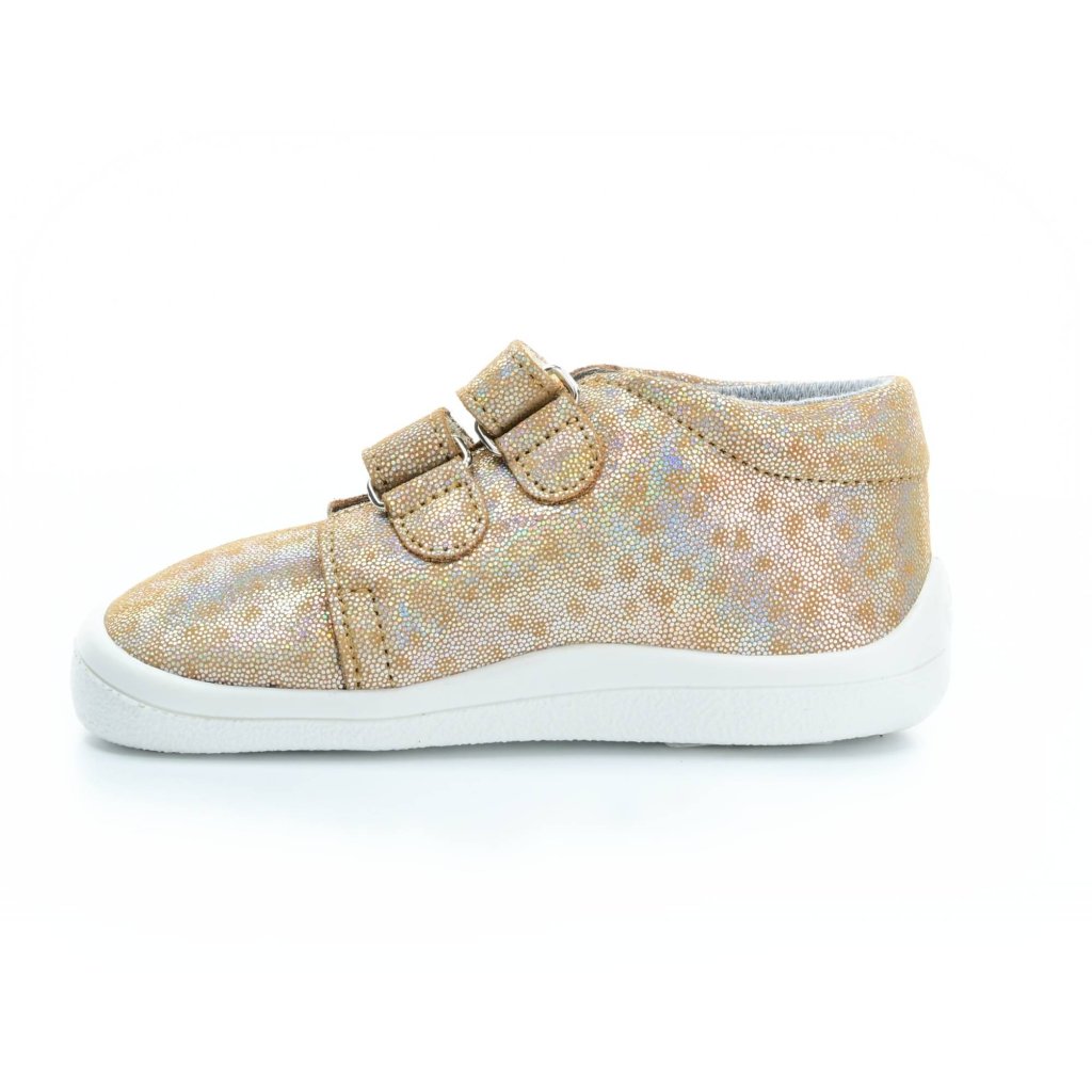 Beda Bella mit Membran (BF 000/W/M/FW) goldene Barfuß-Stiefeletten