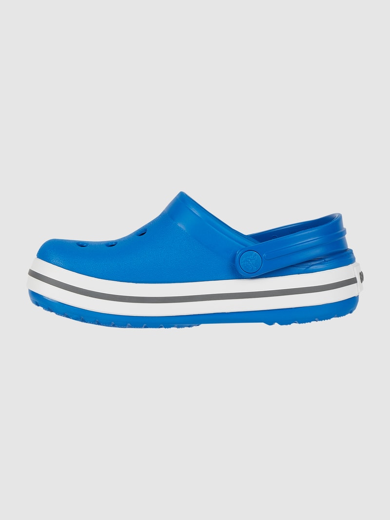 Clogs mit Fesselriemen in blau