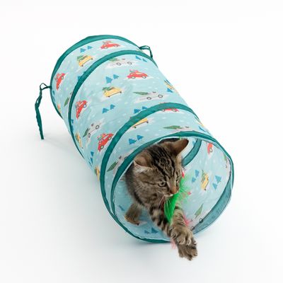 TIAKI Weihnachtstunnel für Katzen