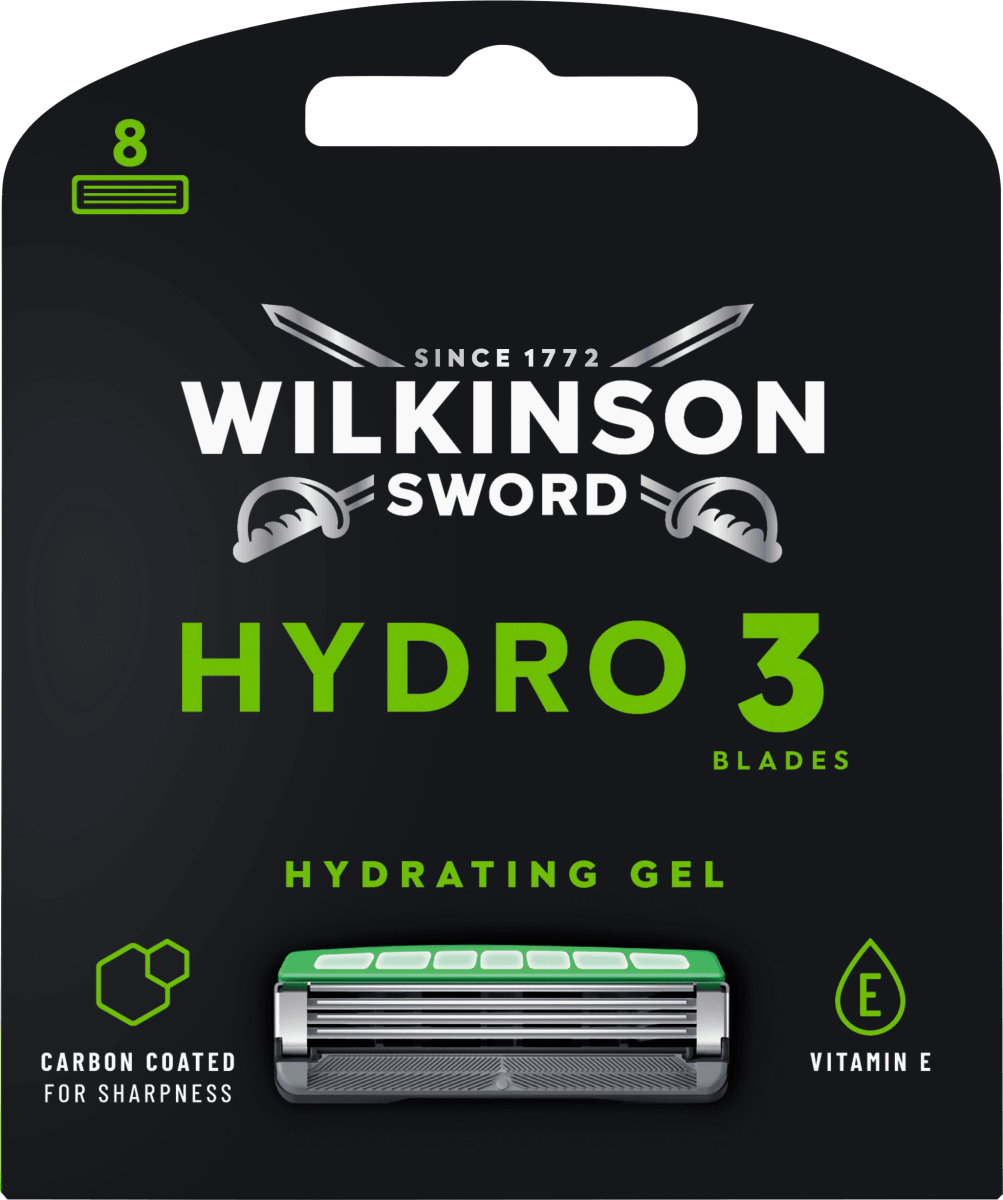 Rasierklingen, Hydro 3, 8 St