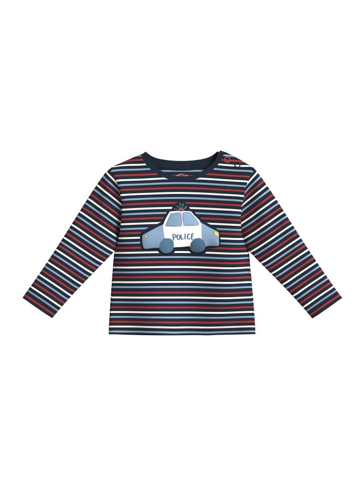 s.Oliver T-Shirt langarm in Blau günstig kaufen