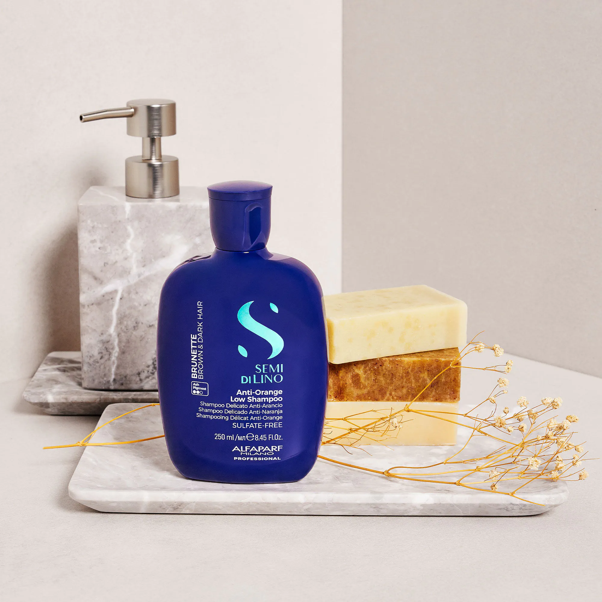 Alfaparf Milano Semi di Lino Brunette Anti-Orange Low Shampoo