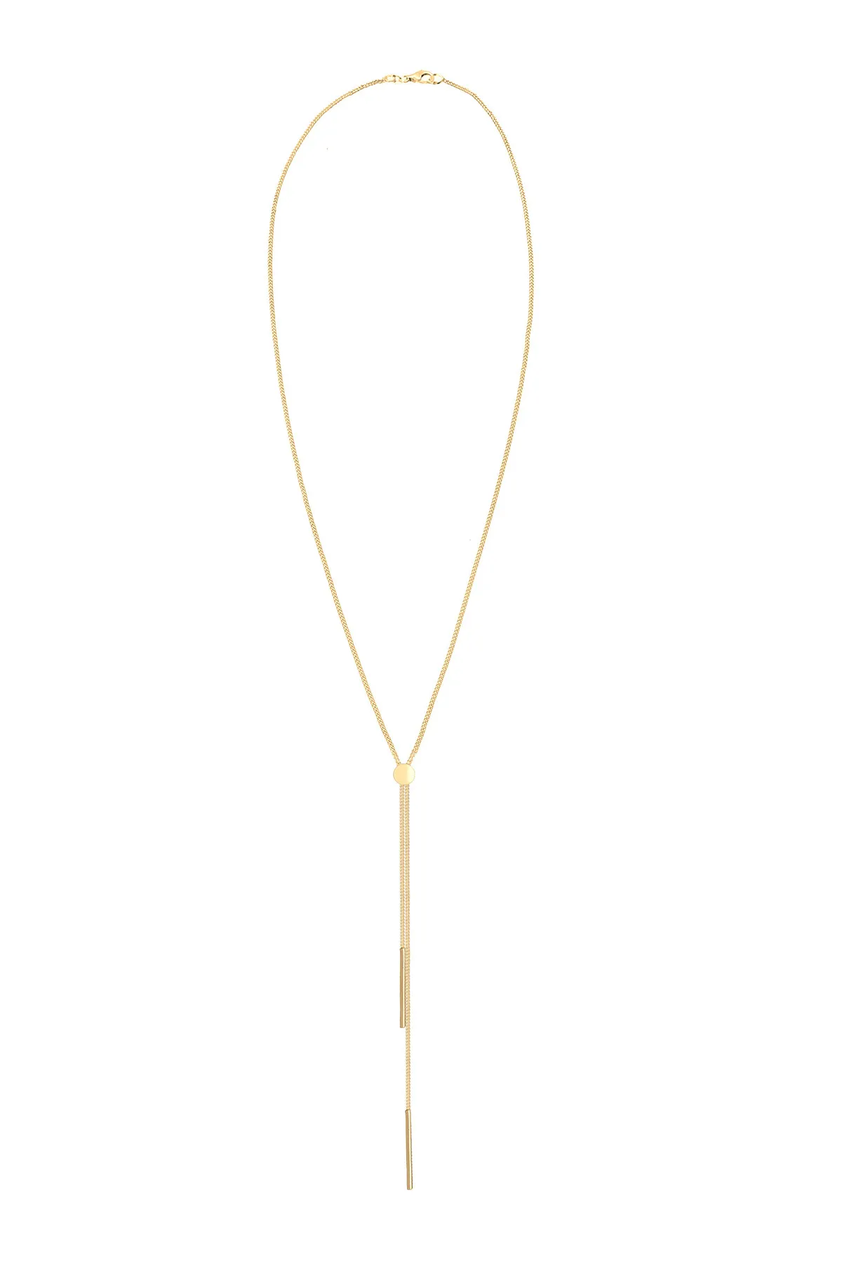 ELLI  Halskette Y-Kette Geo Stab Minimal 925 Silber