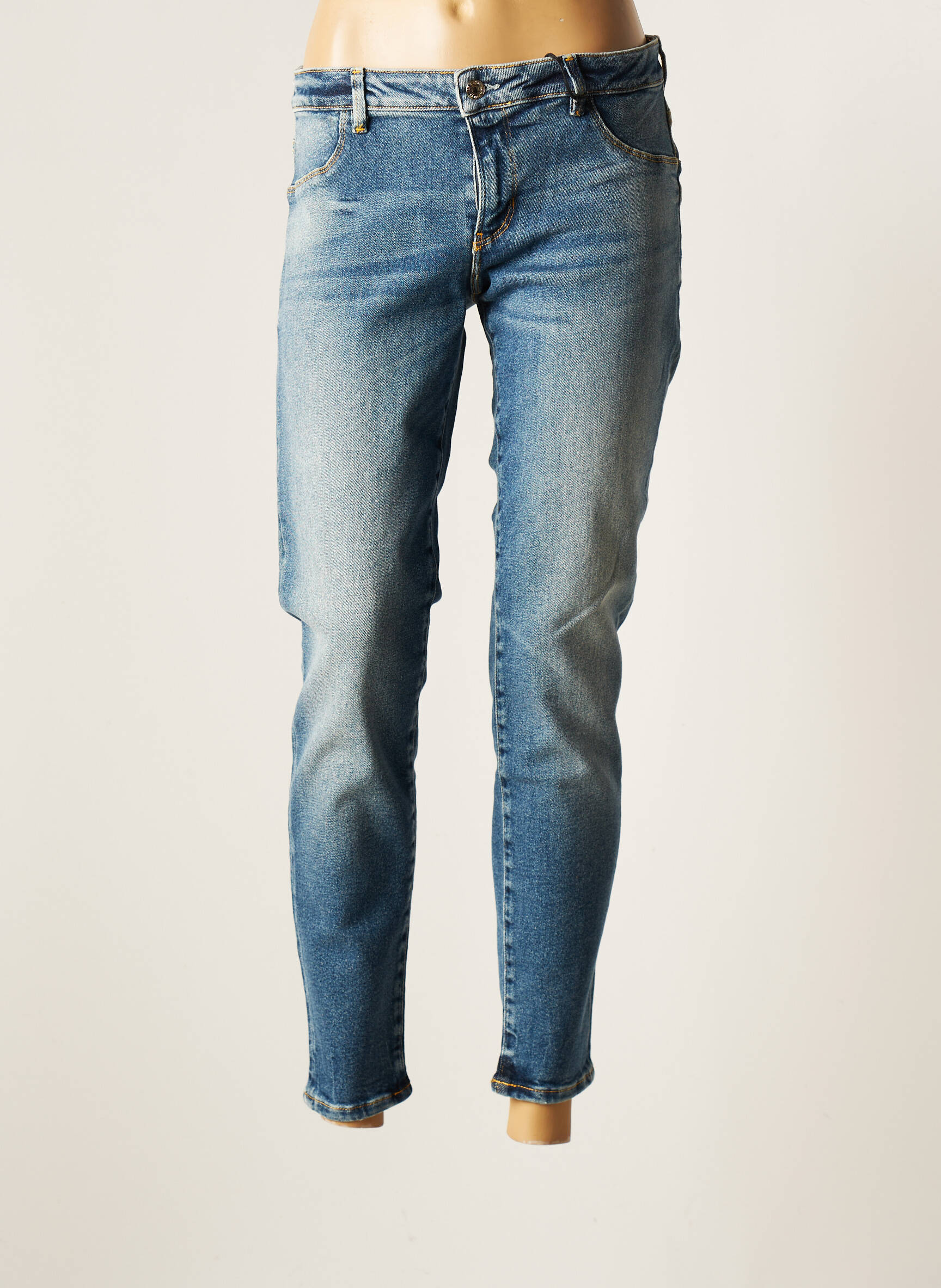 Guess Jeans Skinny Femme couleur bleu