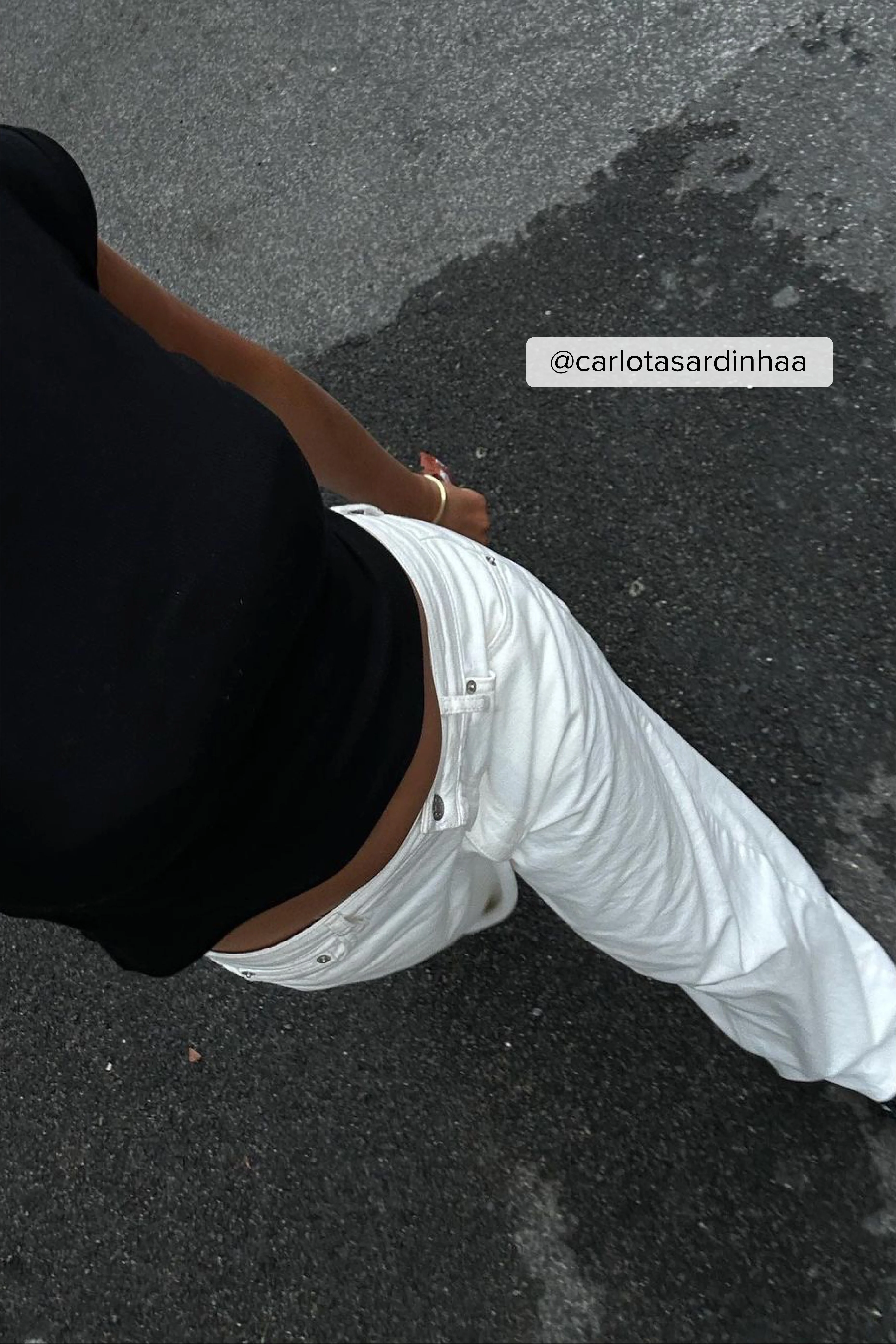Lockere Jeans mit mittlerer Taille
