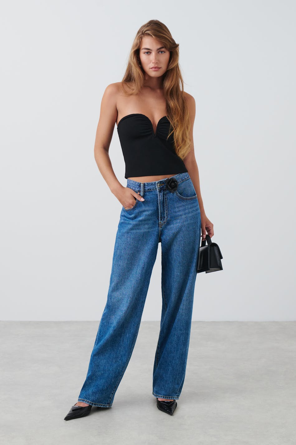 V wire top